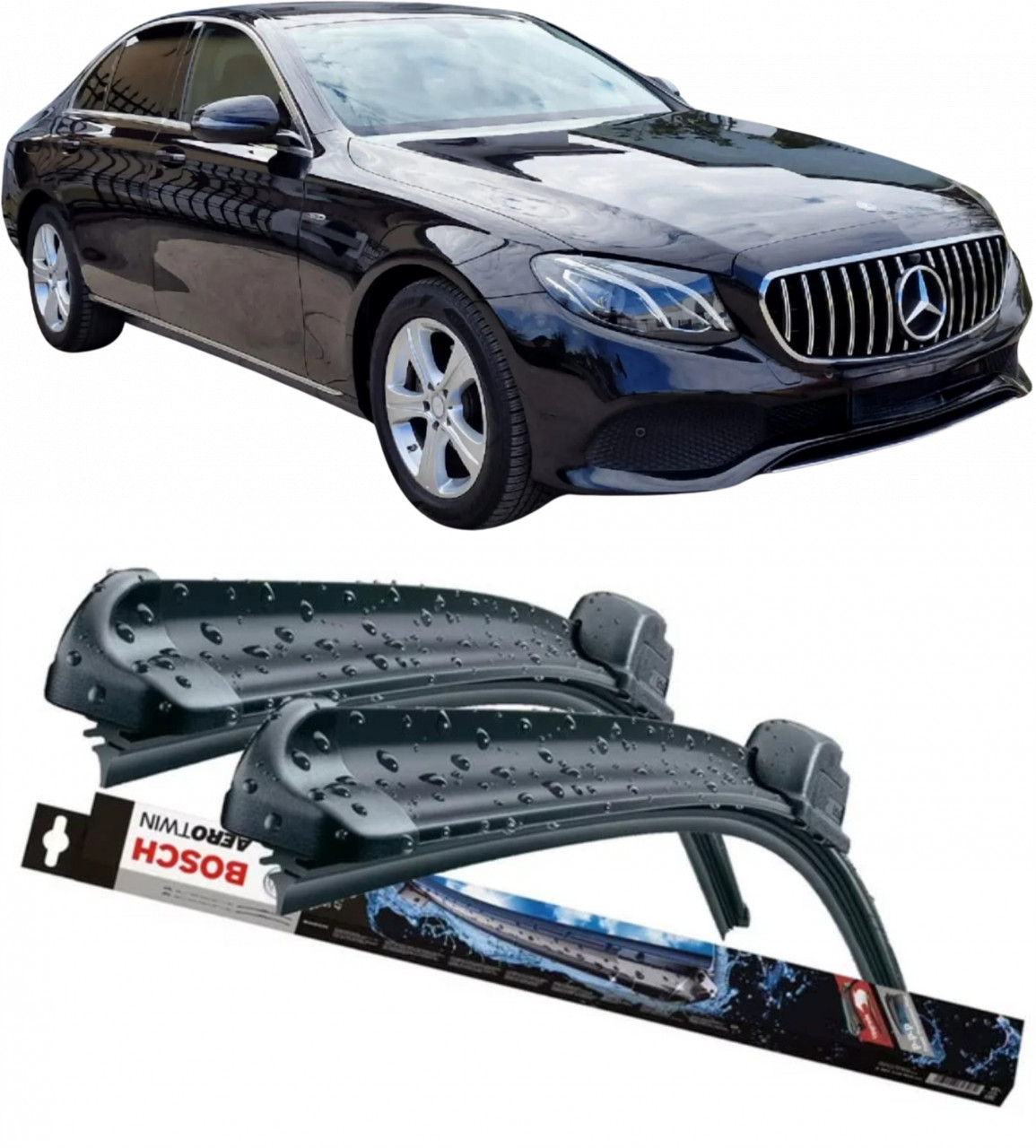 Stergatoare auto dedicat cu masina Mercedes E-Class