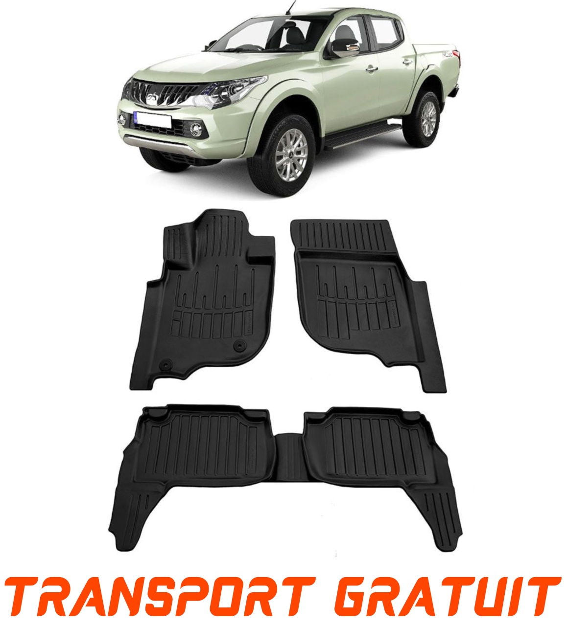 Set covorase auto pentru masina ta Mitsubishi L200