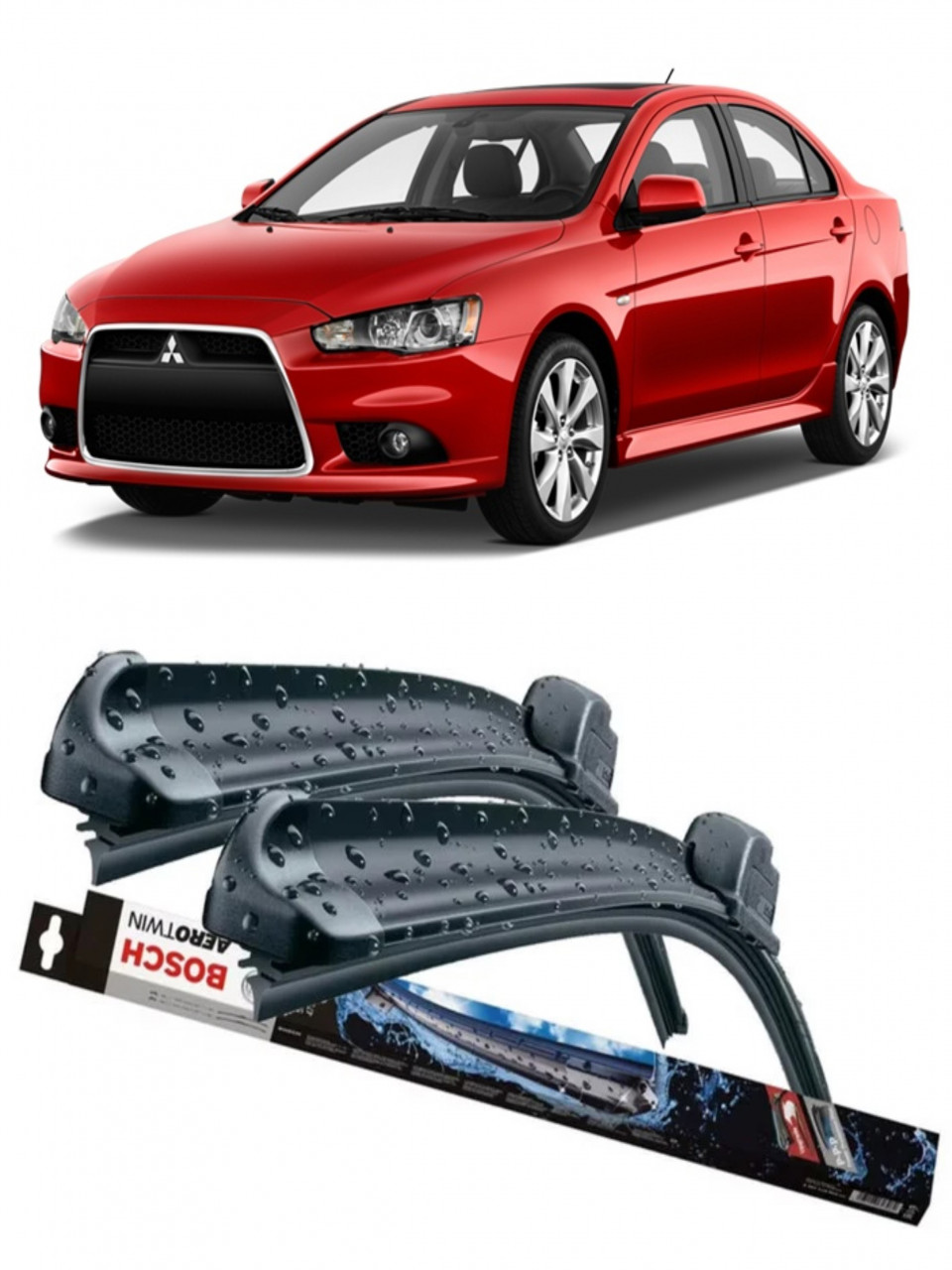Stergatoare auto dedicat cu masina Mitsubishi