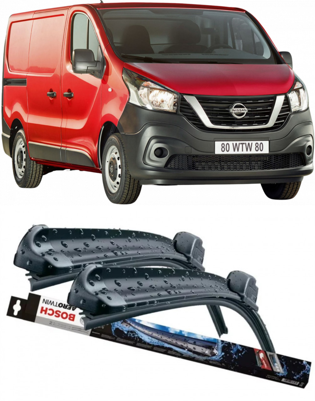 Stergatoare auto dedicat cu masina Nissan Nv300