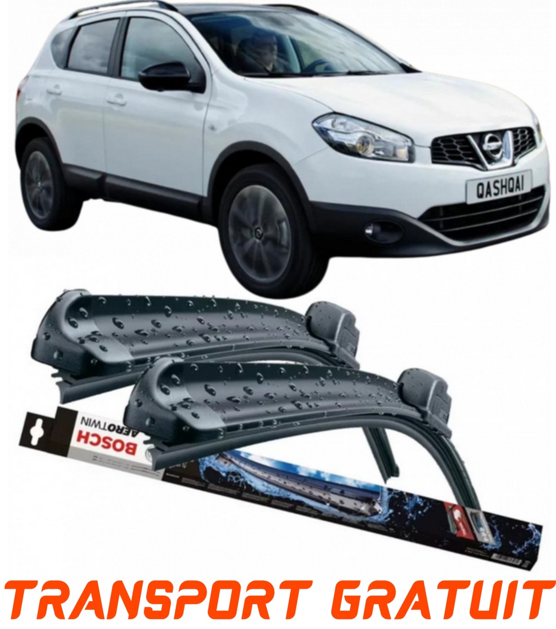 Stergatoare auto dedicat cu masina Nissan Qashqai