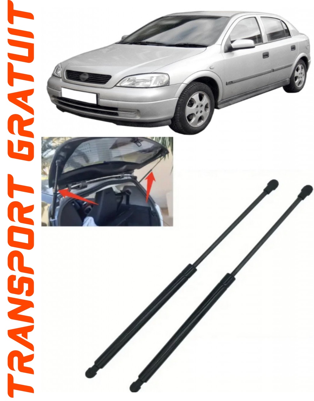 Set 2 amortizoare Haion portbagaj pentru masina Opel Astra G