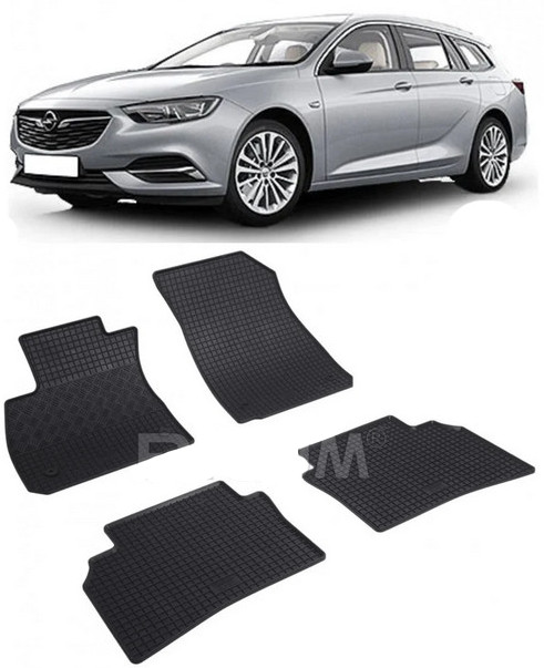 Set 4 covorase Opel Insignia 2017-prezent, din cauciuc 100%, compatibile cu autoturismul OPEL Insignia