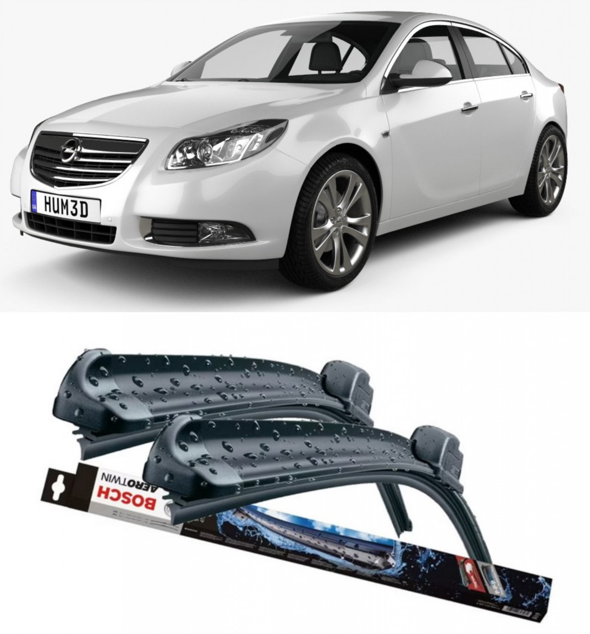 Stergatoare auto dedicat cu masina Opel Insignia