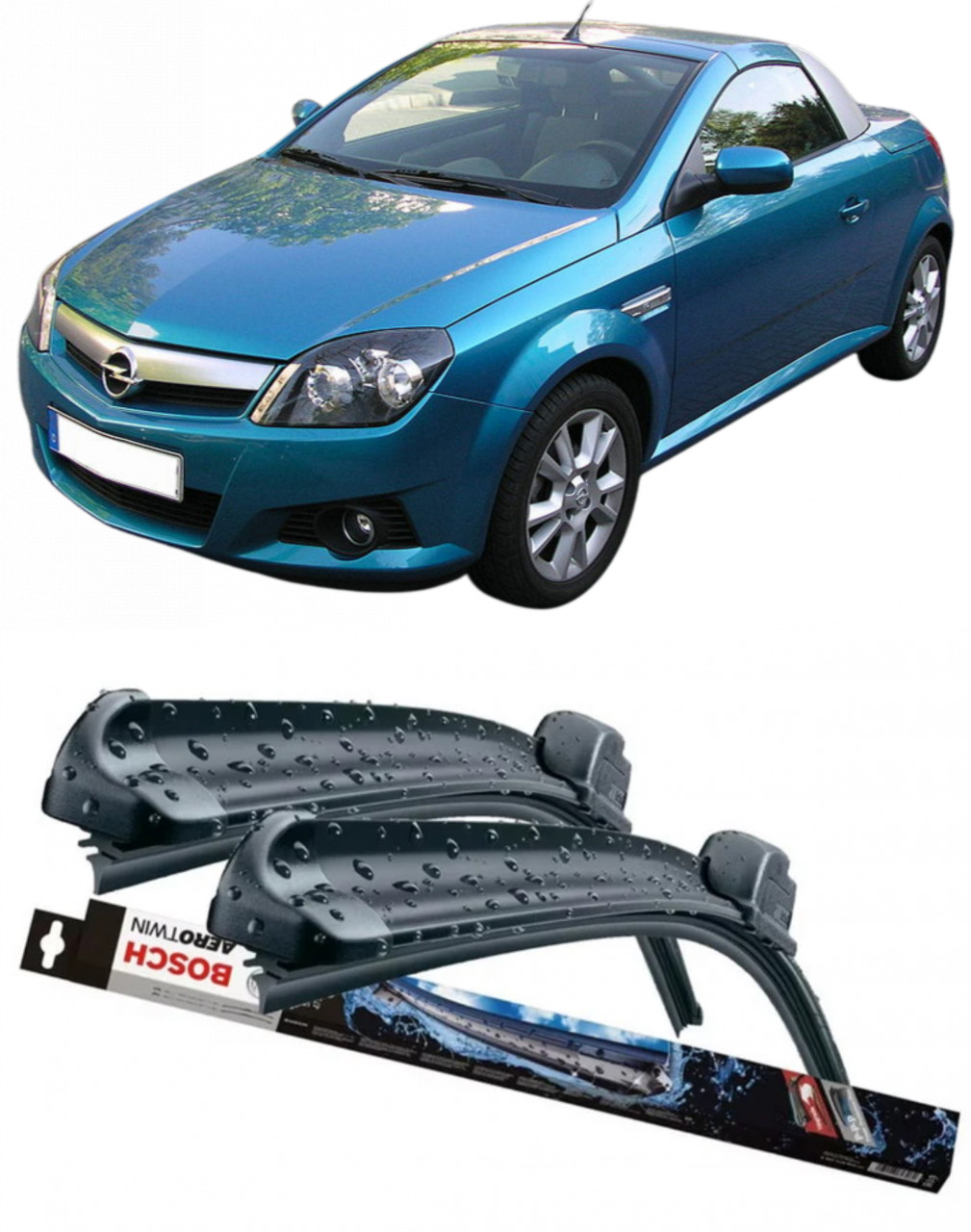 Stergatoare auto dedicat cu masina Opel Tigra