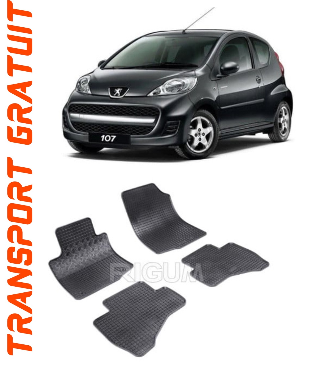Covorase auto pentru masina ta Peugeot 107