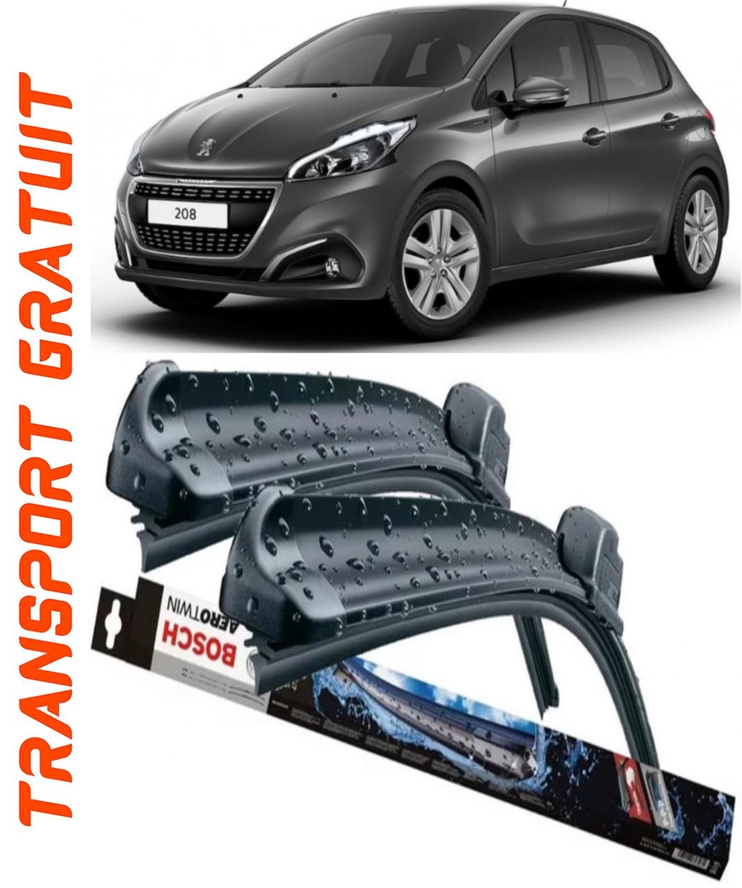 Stergatoare auto dedicat cu masina Peugeot 208