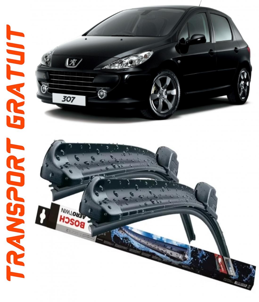 Stergatoare auto dedicat cu masina Peugeot 307