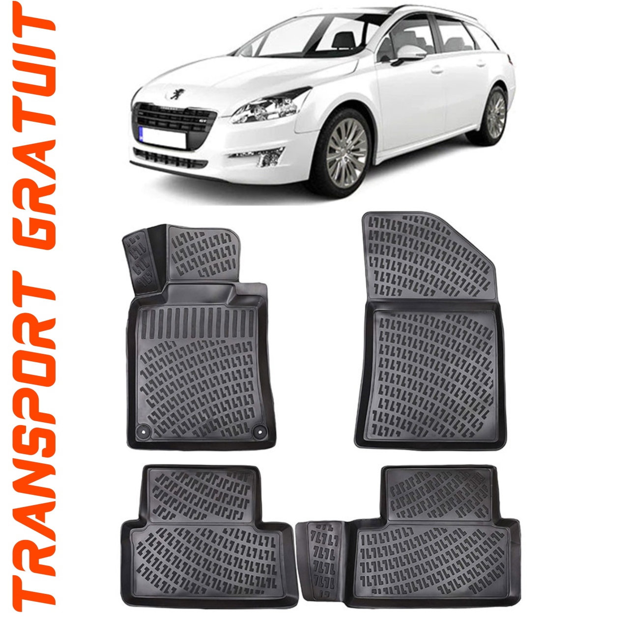 Set covorase auto pentru masina ta Peugeot 508