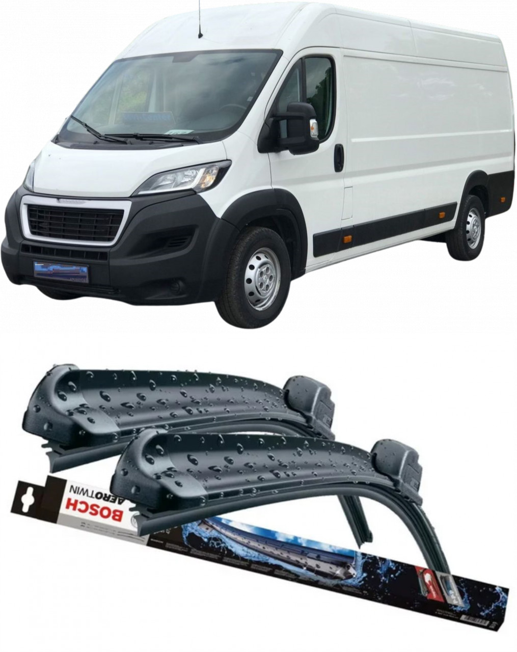 Stergatoare auto dedicat cu masina Peugeot Boxer