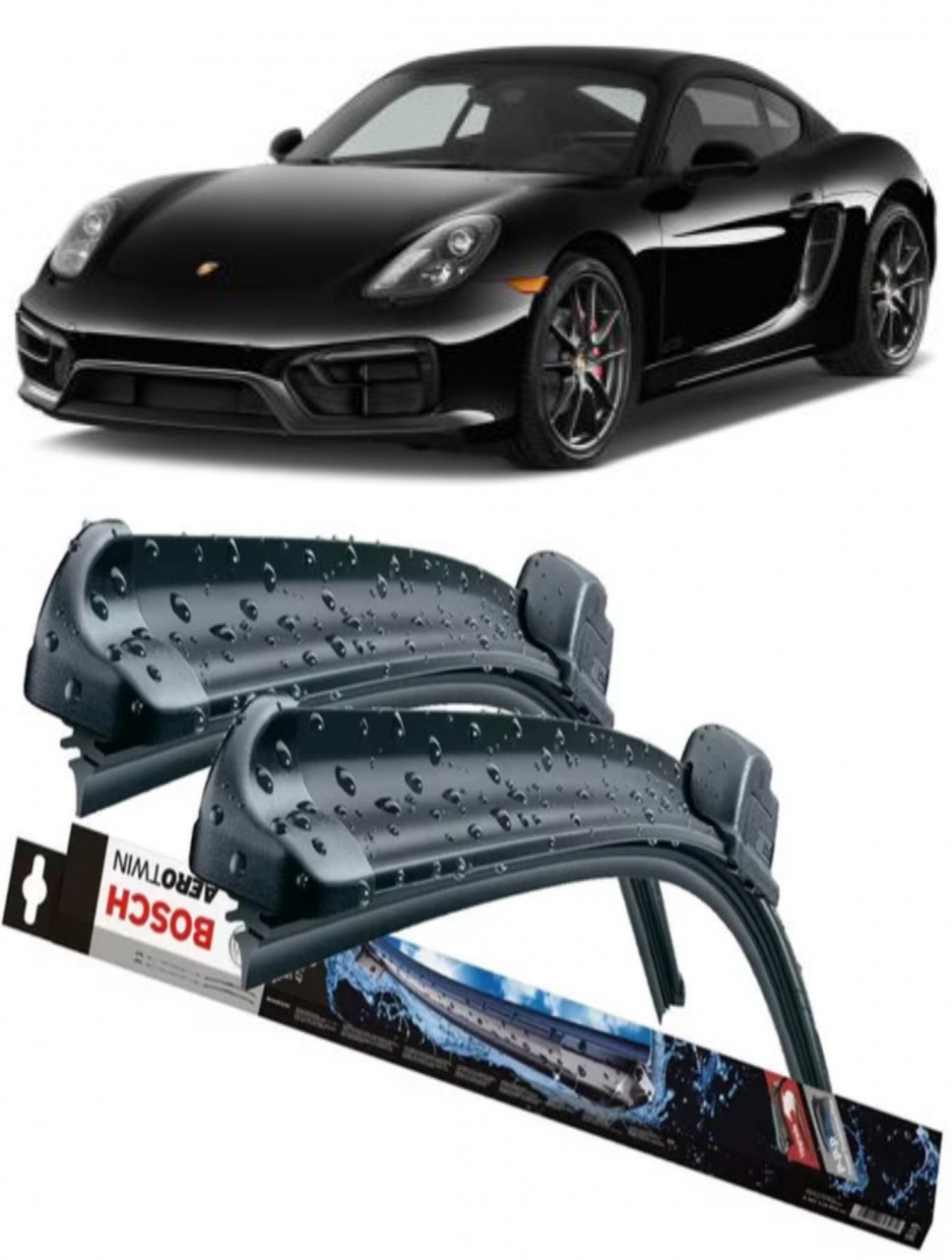 Stergatoare auto dedicat cu masina Porsche