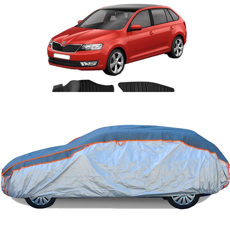 Prelata Antigrindina pentru auto Skoda Rapid (2012-2019) - husa protectie antigrindina si intemperii meteo severe - anti-grindina vijelii furtuni pentru auto