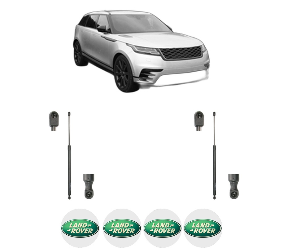Set amortizoare portbagaj haion pentru LAND ROVER RANGE ROVER VELAR (L560) din 2017-2020, 2 bucati, KROSNO, 4 stickere auto LAND ROVER