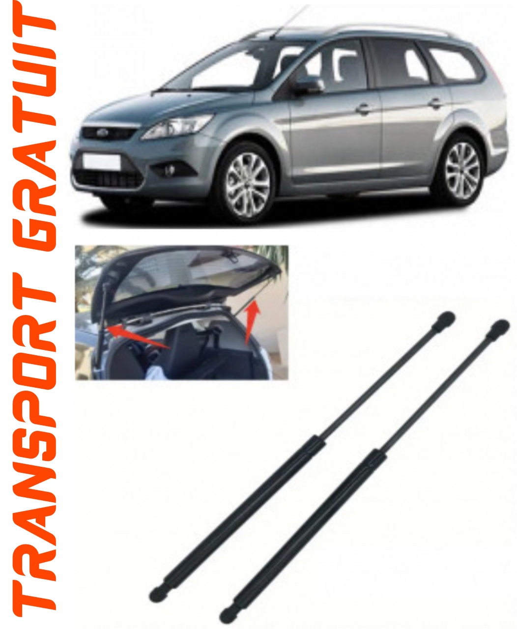 Set 2 amortizoare Haion portbagaj pentru masina Ford Focus