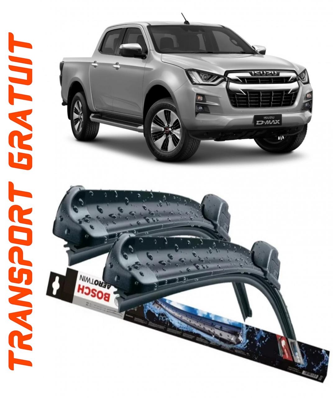 Stergatoare auto dedicat cu masina Isuzu D-Max