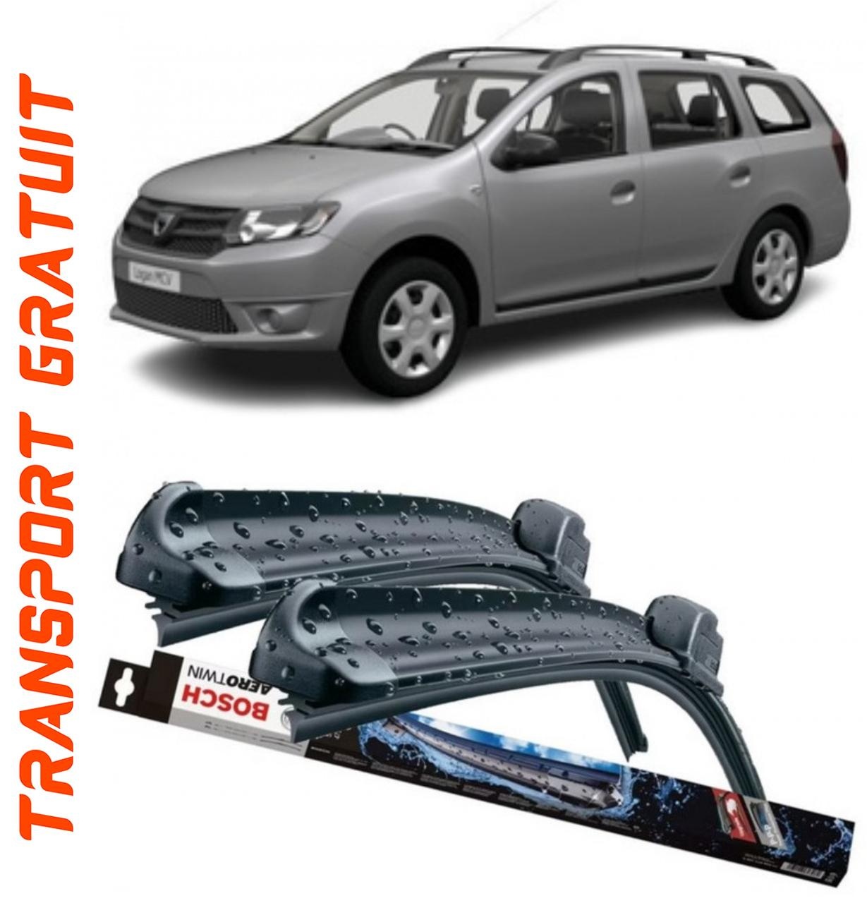 Stergatoare auto dedicat cu masina Dacia Logan