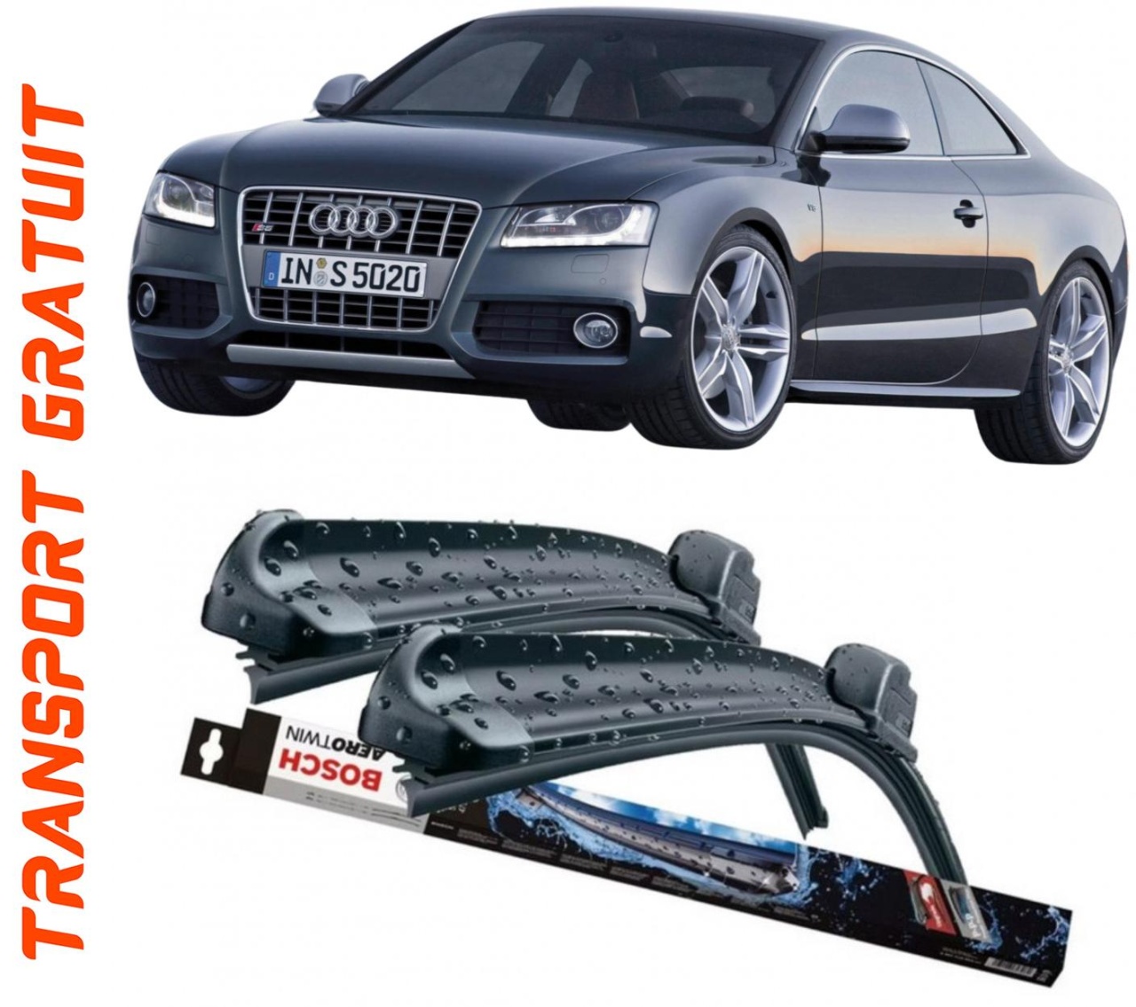 Stergatoare auto dedicat cu masina AUDI S5