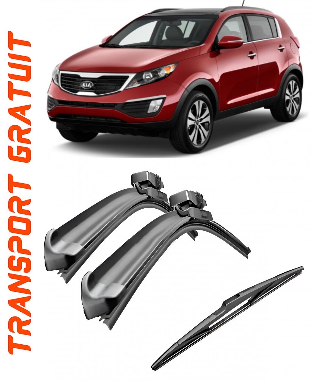 Stergatoare auto dedicat cu masina Kia Sportage