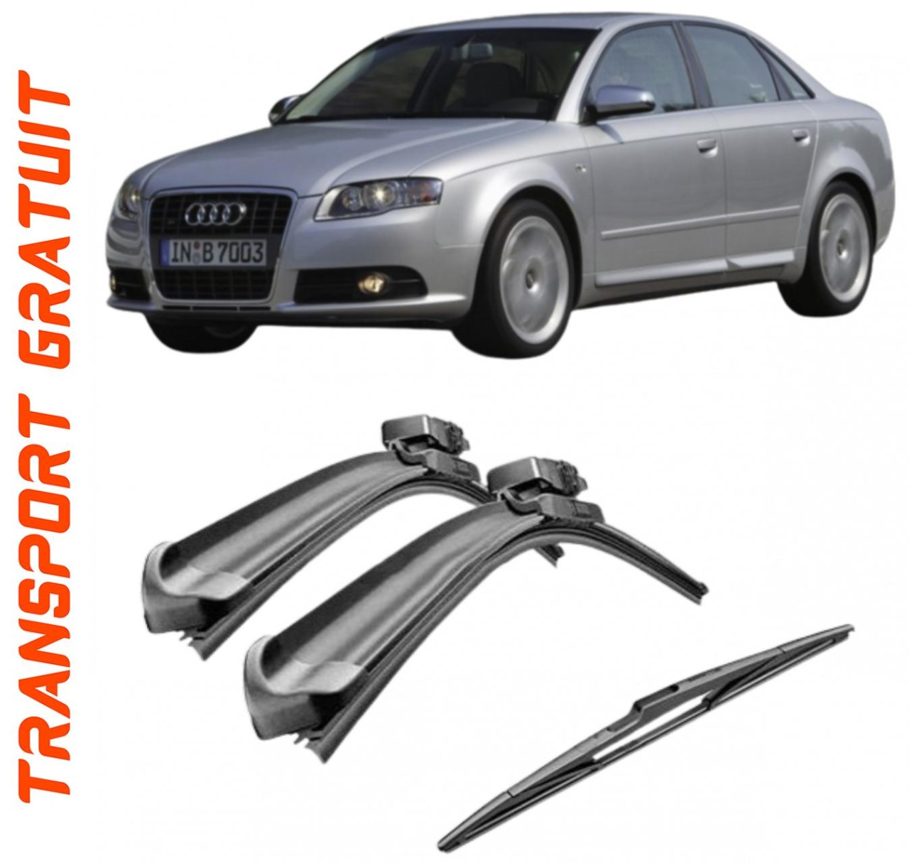 Stergatoare auto dedicat cu masina AUDI S4