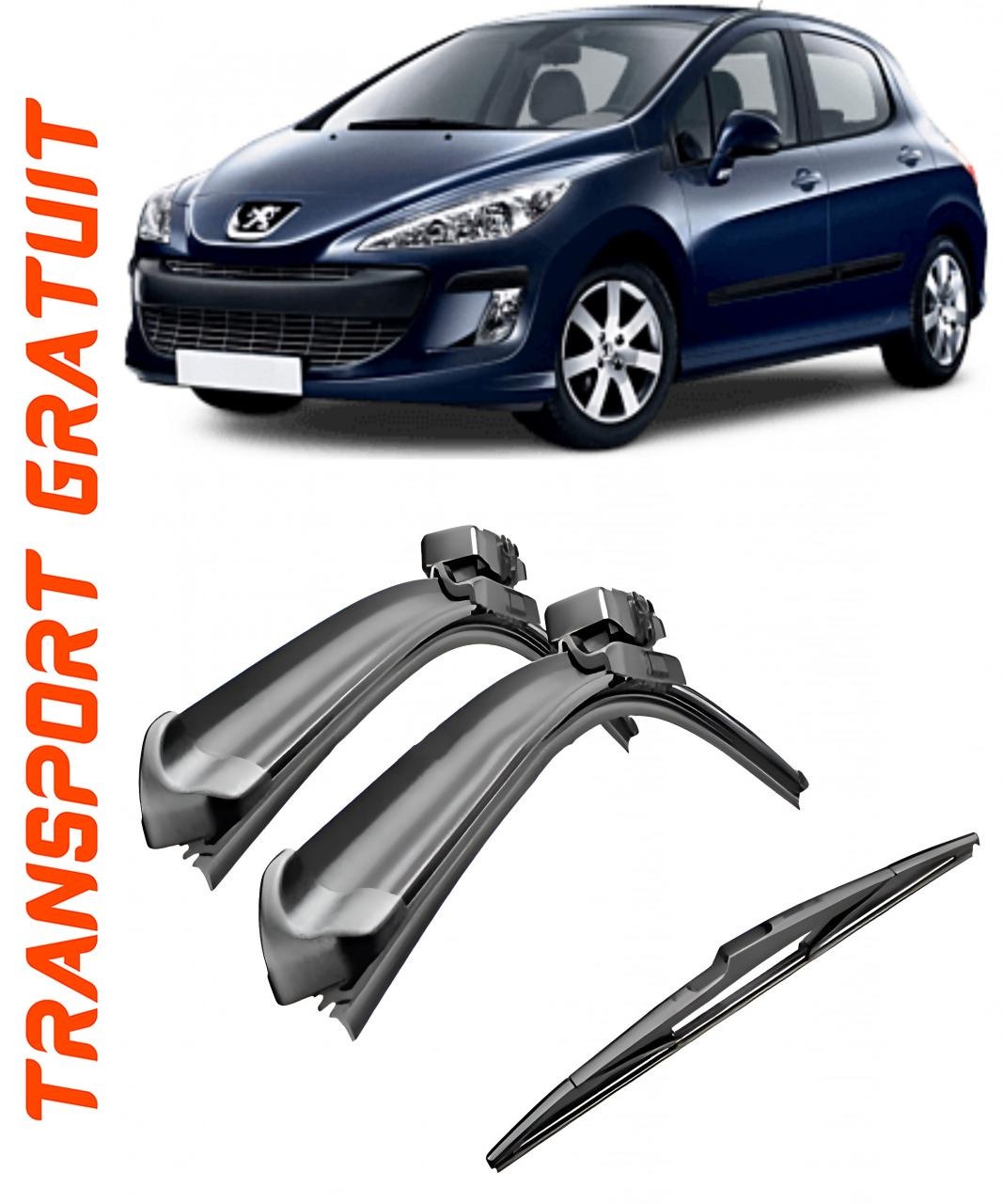Stergatoare auto dedicat cu masina Peugeot 308