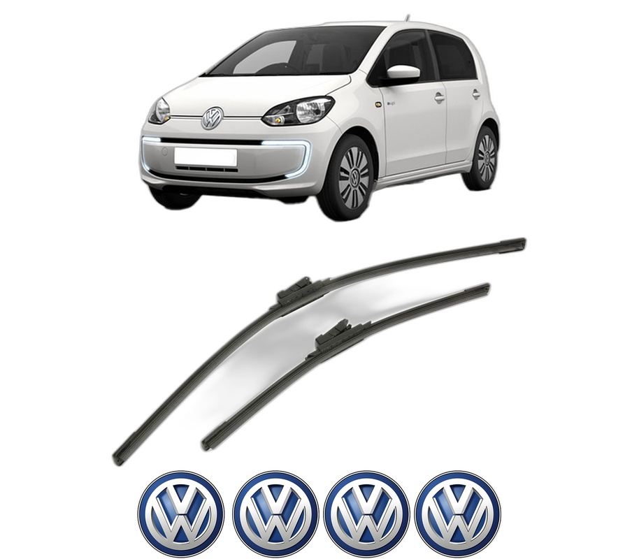 Set stergatoare auto Volkswagen LOAD UP! (121, 122, BL1, BL2) din 2012-2020, pentru parbriz auto, 2 bucati, Bosch Aerotwin, din cauciuc siliconat rezistent, 4 Stickere Auto Volkswagen