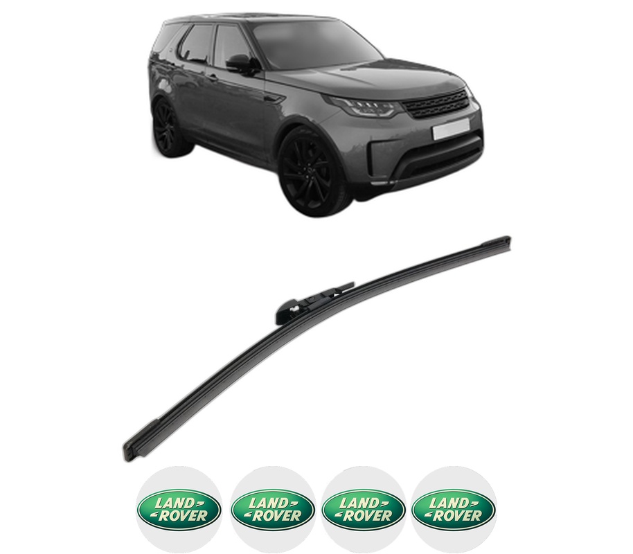 Stergator lamela spate LAND ROVER DISCOVERY V (L462) din 2016, pentru luneta auto, Bosch Aerotwin, din cauciuc siliconat rezistent, 4 Stickere Auto LAND ROVER