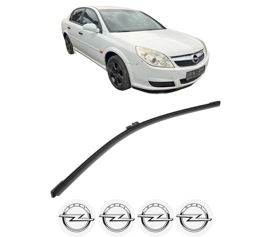 Stergator lamela spate OPEL VECTRA C (Z02) din 2006 - 2008, pentru luneta auto, Bosch Aerotwin, din cauciuc siliconat rezistent, 4 Stickere Auto OPEL