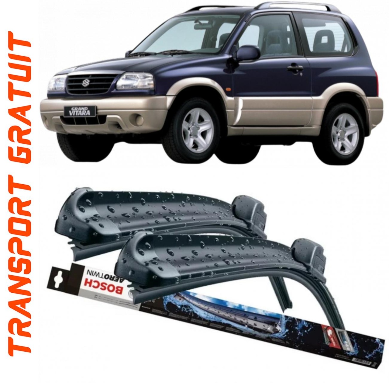 Stergatoare auto dedicat cu masina Suzuki Vitara