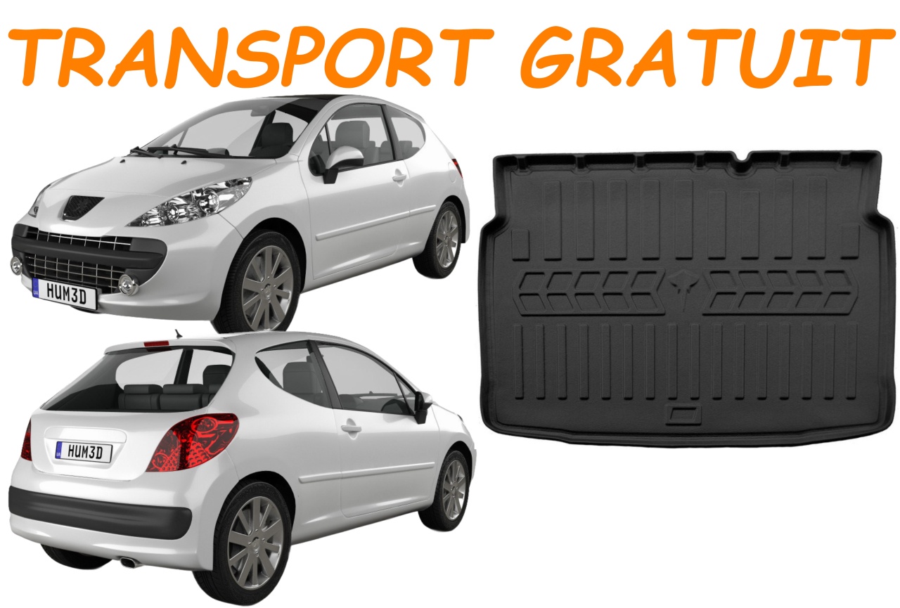 Tavita portbagaj auto dedicata pentru haionul masinii tale Peugeot 207