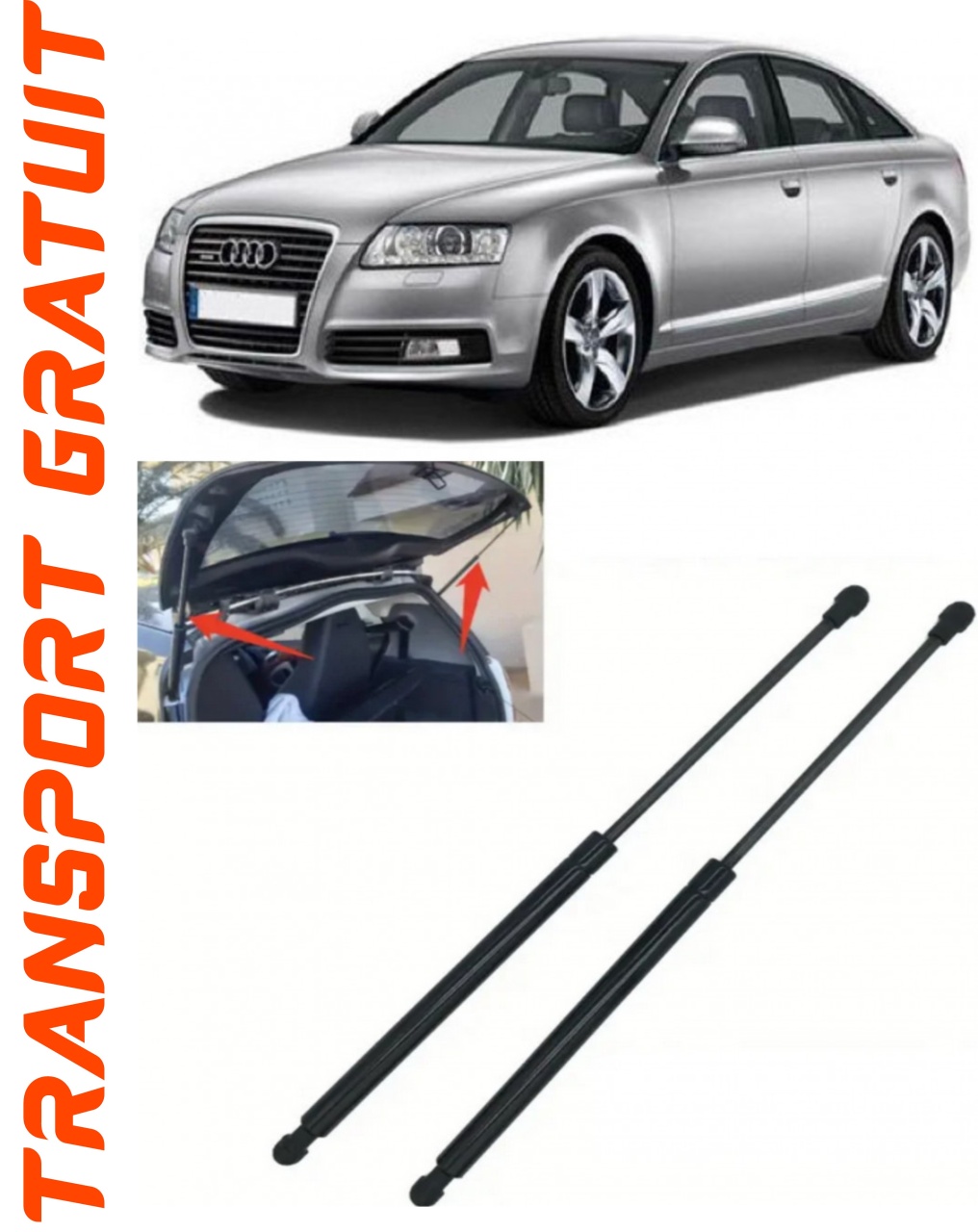 Set 2 amortizoare Haion portbagaj pentru masina AUDI A6 Allroad C6