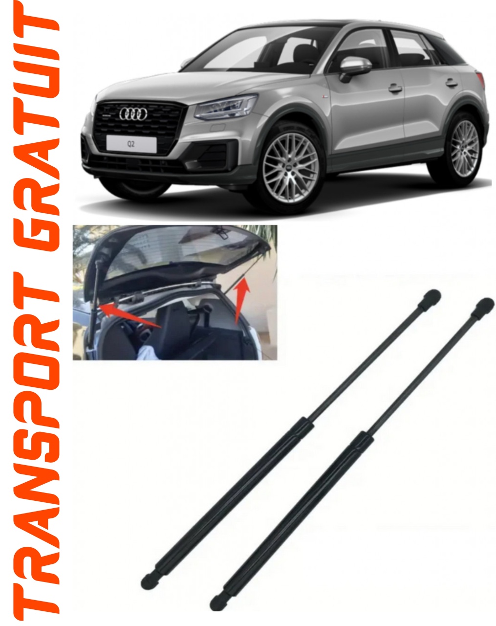 Set 2 amortizoare Haion portbagaj pentru masina AUDI Q2