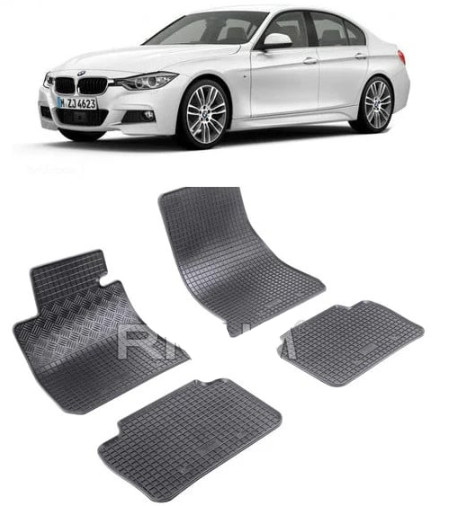 Set 4 covorase Bmw Seria 4 2014-2020, din cauciuc 100%, compatibile cu autoturismul BMW Seria 4