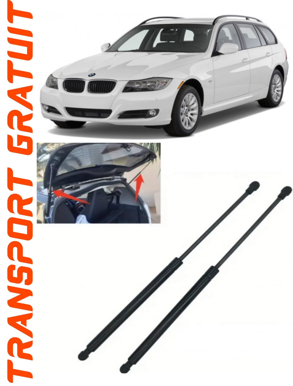 Set 2 amortizoare Haion portbagaj pentru masina BMW Seria 3