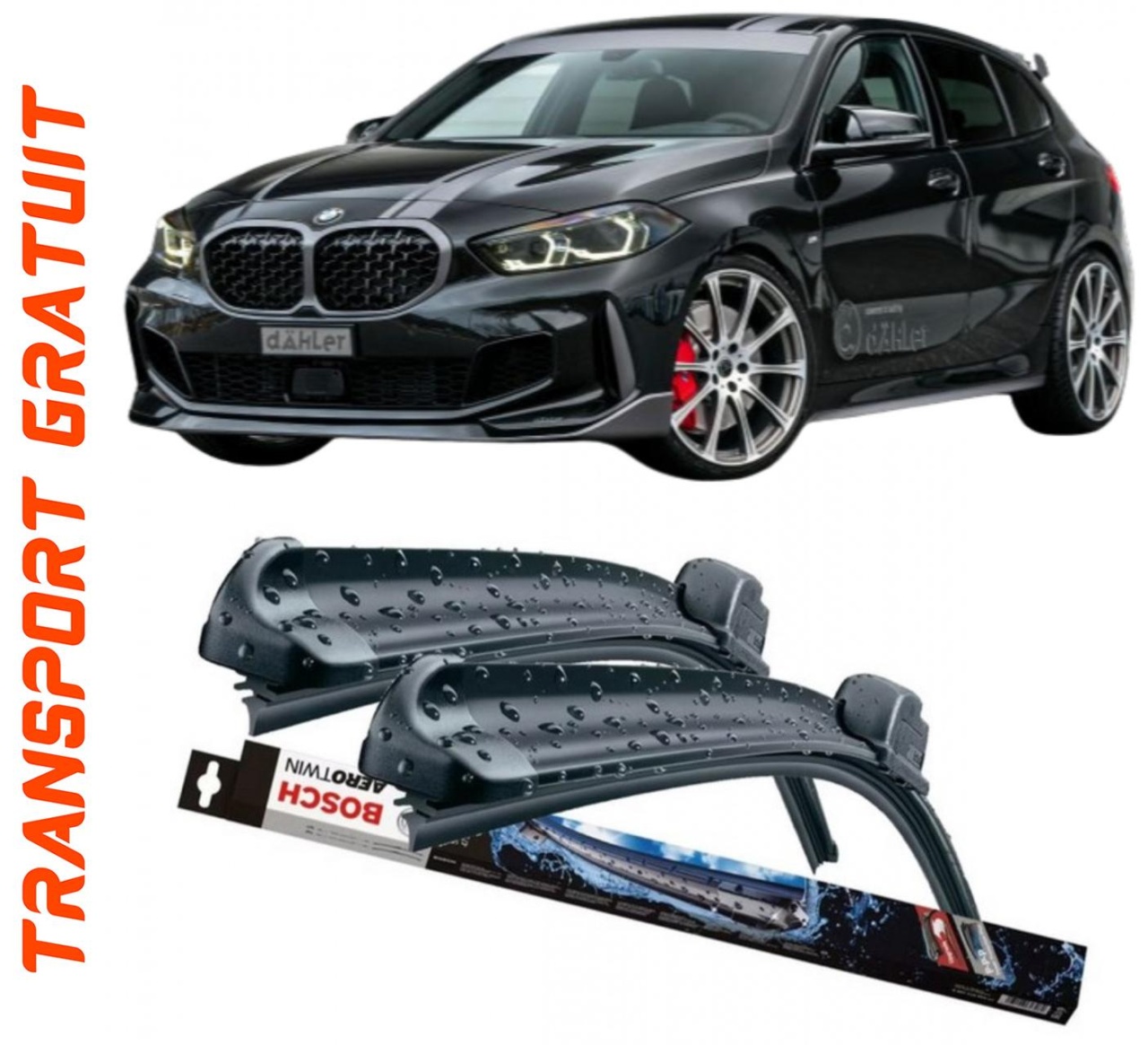 Stergatoare auto dedicat cu masina BMW