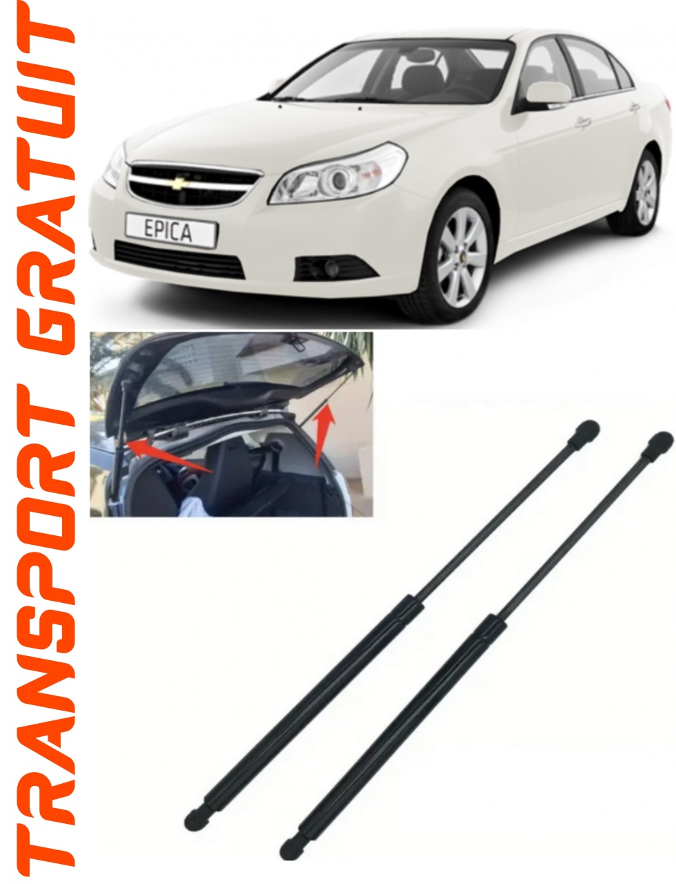 Set 2 amortizoare Haion portbagaj pentru masina Chevrolet Epica