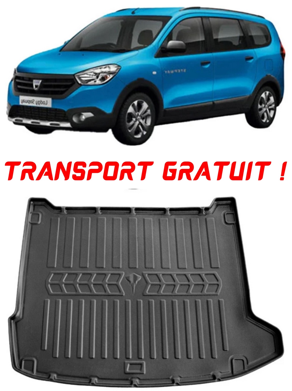 Tavita portbagaj auto dedicata pentru haionul masinii tale Dacia Lodgy