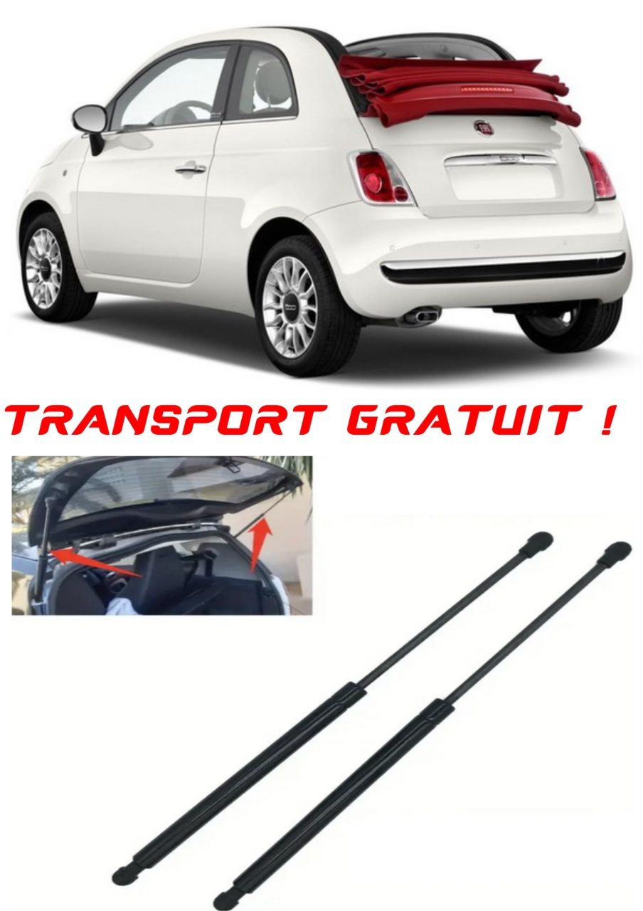 Set 2 amortizoare Haion portbagaj pentru masina Fiat 500e Convertible (332_)