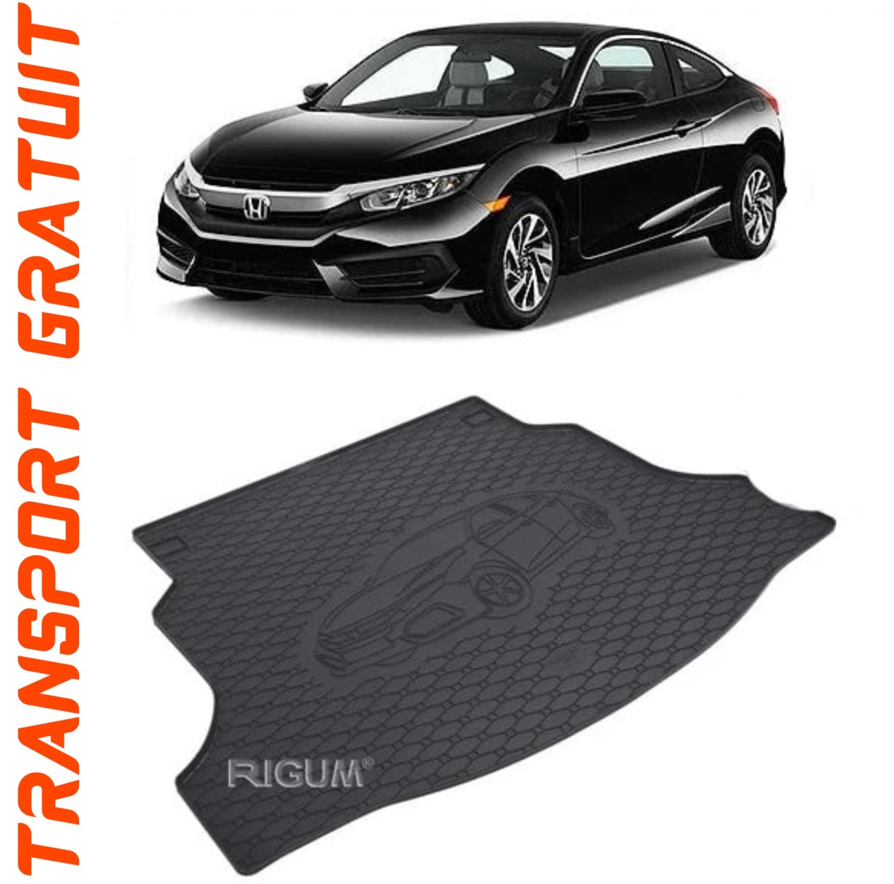 Tavita portbagaj auto dedicata pentru masina Honda Civic