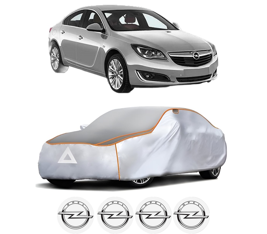 Husa Prelata Antigrindina Auto OPEL INSIGNIA A (G09) din 2008-2017, Protectie auto contra intemperiilor la grindina, Waterproof, 4x Stickere auto OPEL