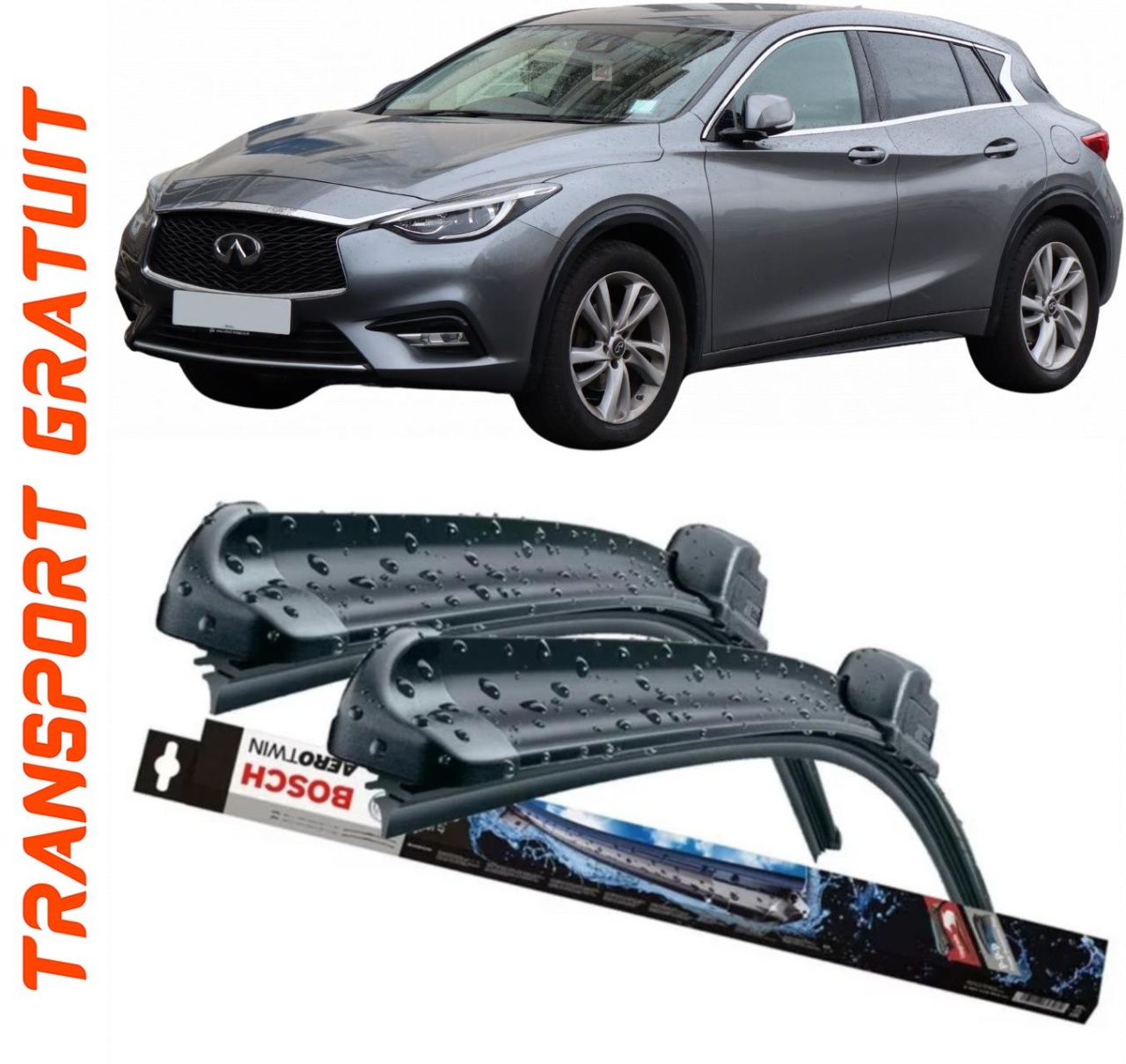 Stergatoare auto dedicat cu masina Infinity Q30