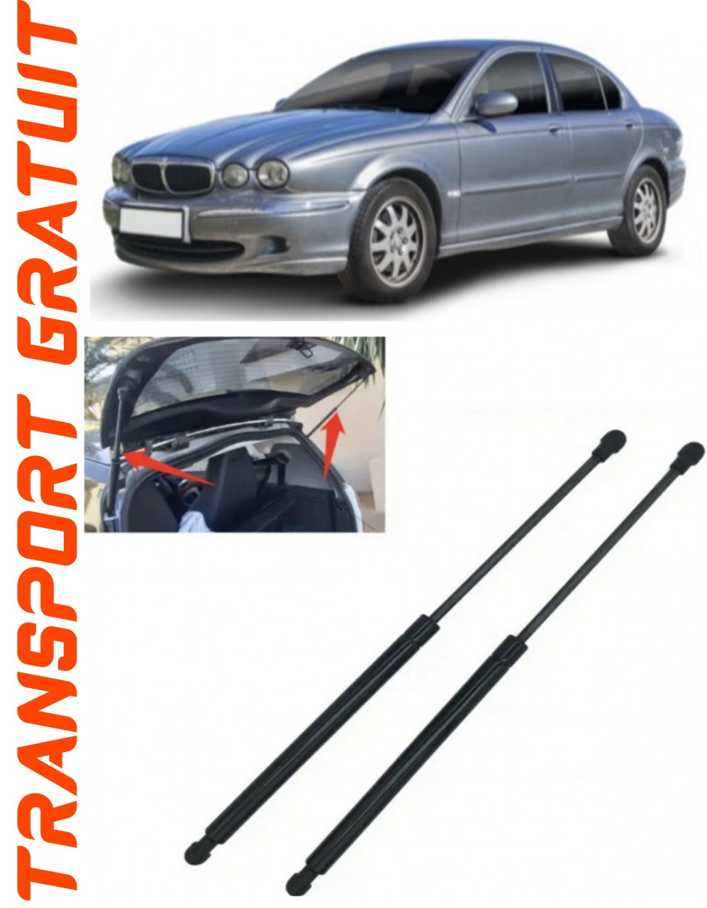 Set 2 amortizoare Haion portbagaj pentru masina Jaguar X-Type I