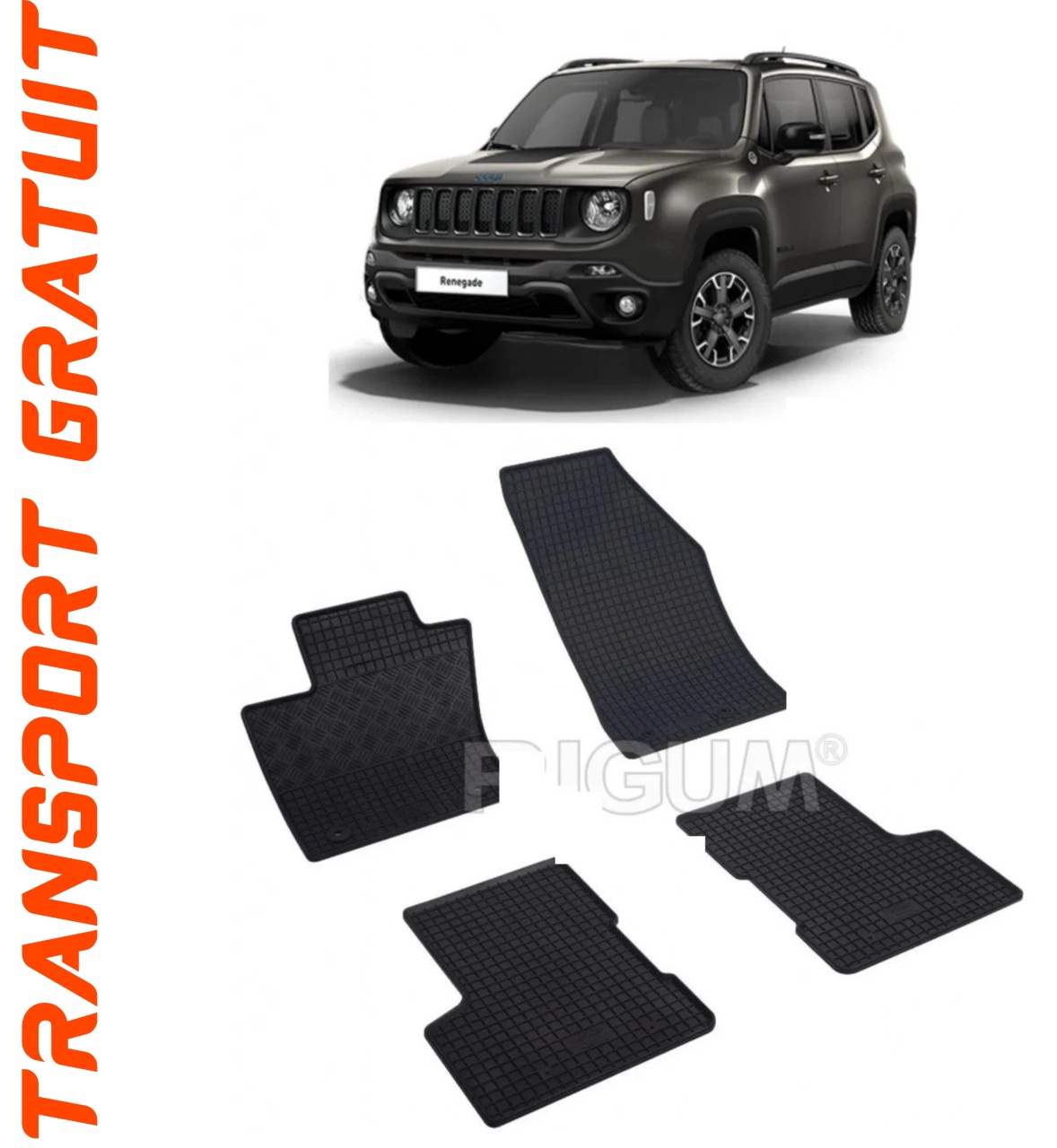 Covorase auto pentru masina ta JEEP Renegade