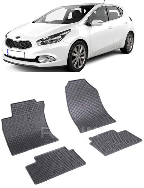 Set 4 covorase Hyundai I30 2017-prezent, din cauciuc 100%, compatibile cu autoturismul HYUNDAI i30