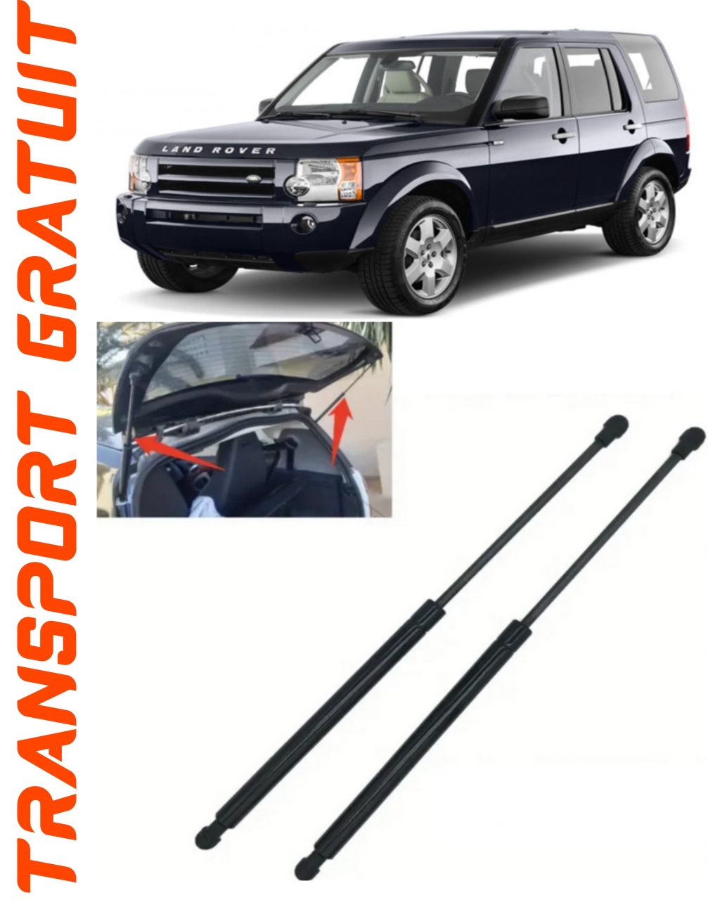 Set 2 amortizoare Haion portbagaj pentru masina Land Rover Discovery III