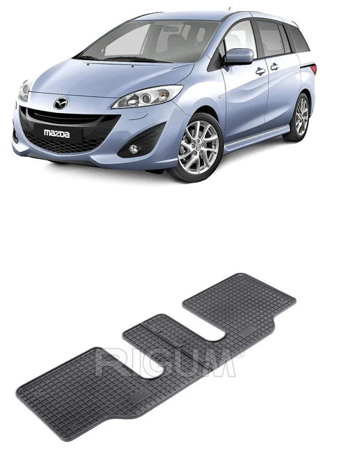 Set 2 covorase Mazda 5 2011-2015, din cauciuc 100%, compatibile cu autoturismul MAZDA 5
