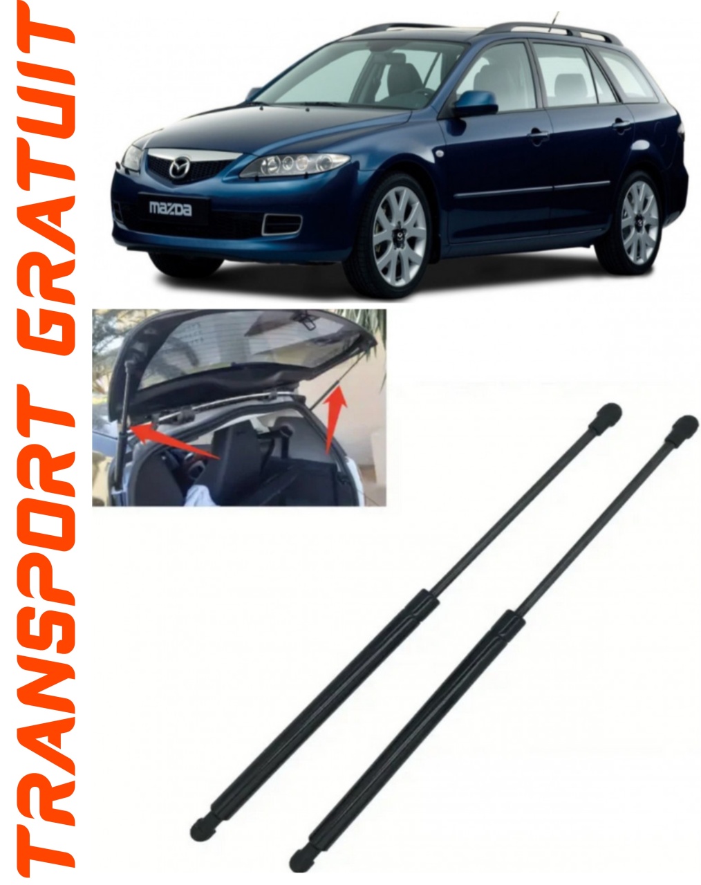 Set 2 amortizoare Haion portbagaj pentru masina Mazda 6