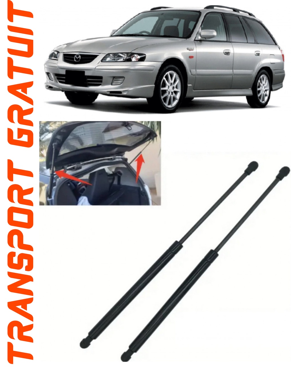 Set 2 amortizoare Haion portbagaj pentru masina Mazda 626 V