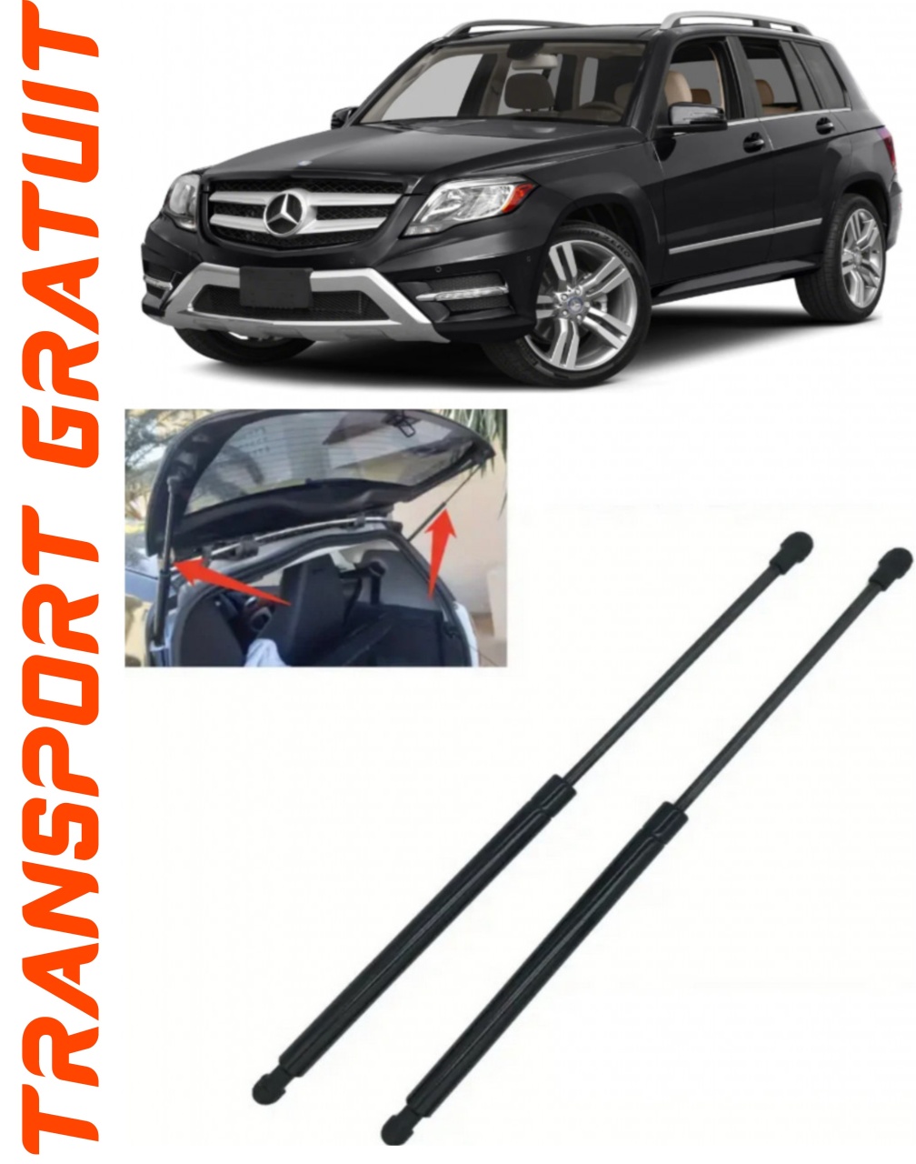 Set 2 amortizoare Haion portbagaj pentru masina Mercedes-benz Glk-Class