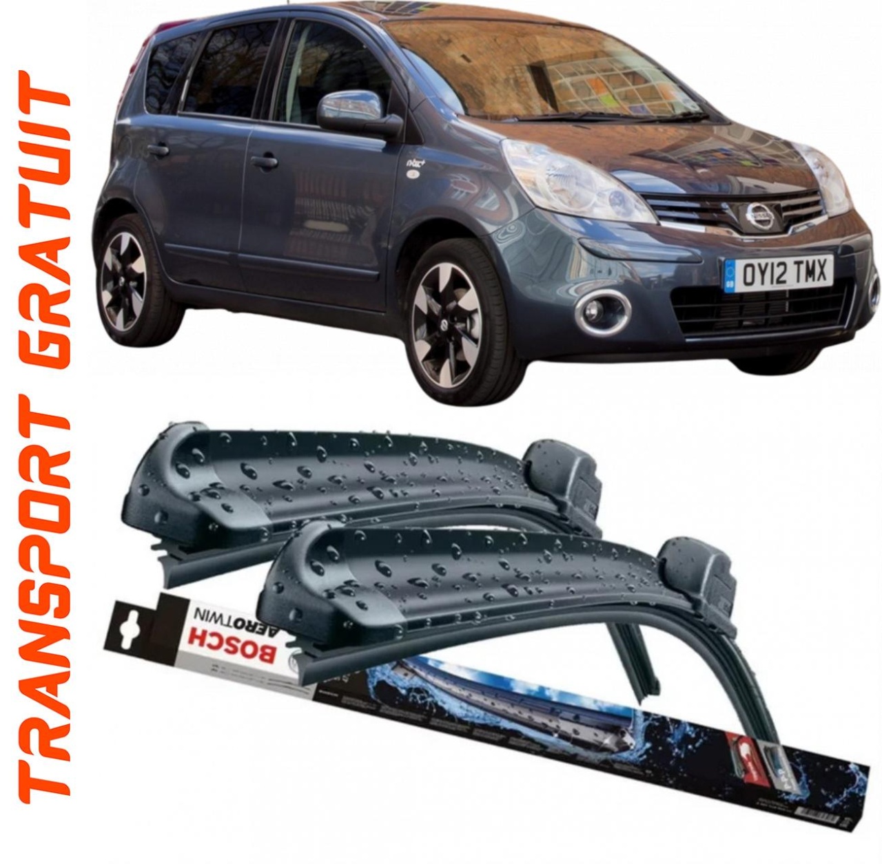Stergatoare auto dedicat cu masina Nissan Note