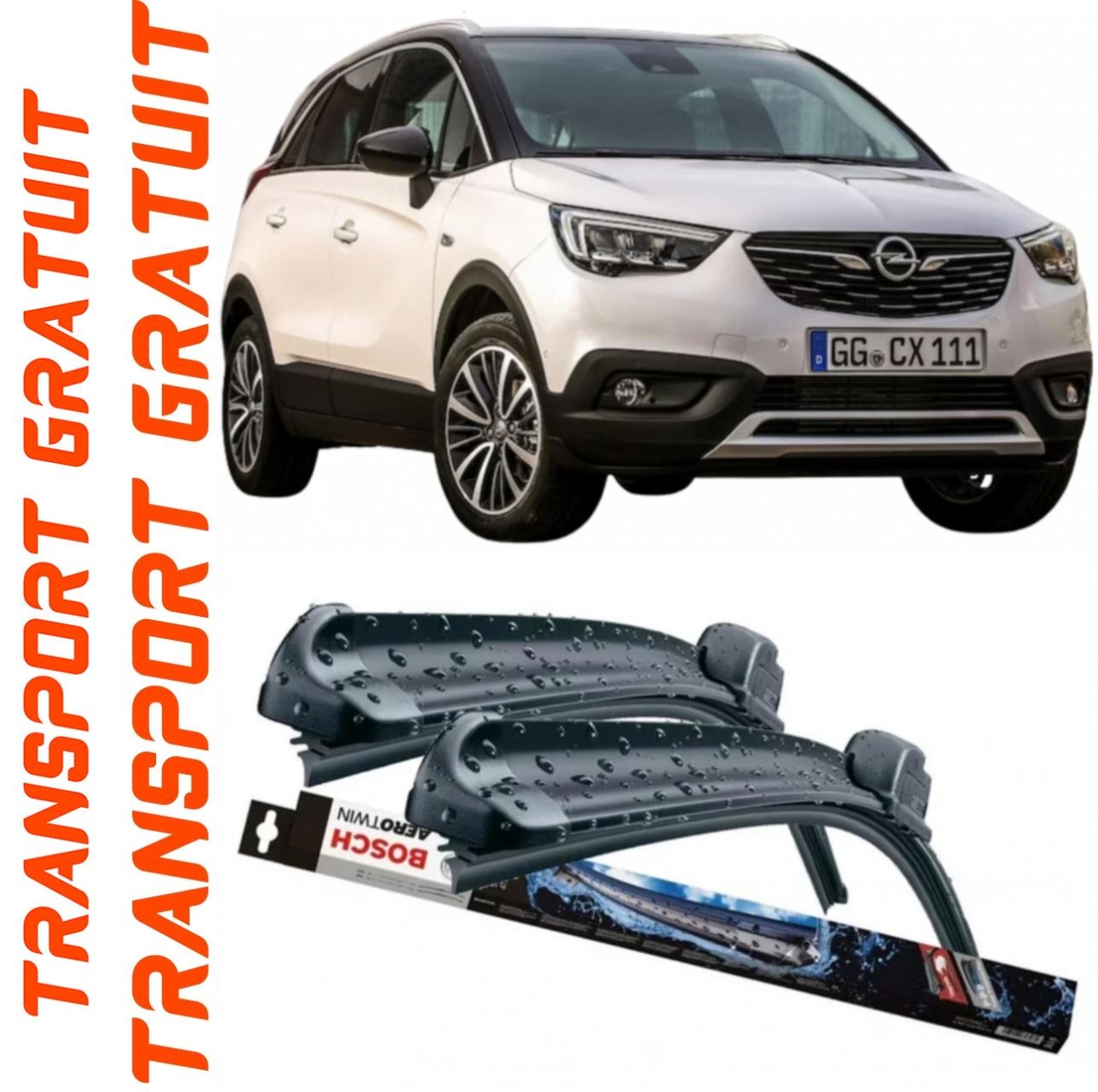 Stergatoare auto dedicat cu masina Opel 
